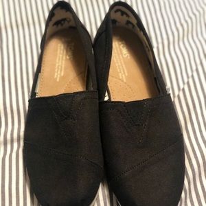 Black toms new never worn